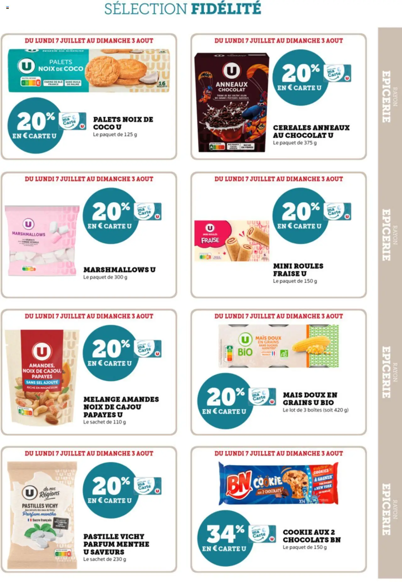 Super U Ma sélection Carte U juillet - page 19 - valable à partir du 07/07/2025
