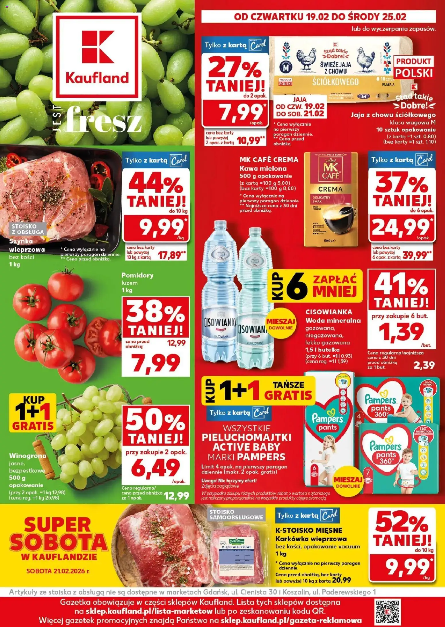 Kaufland gazetka - strona 1- ważny od 19.02.2026