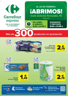Vista previa del folleto Carrefour Express folleto válido desde 20/02/2026
