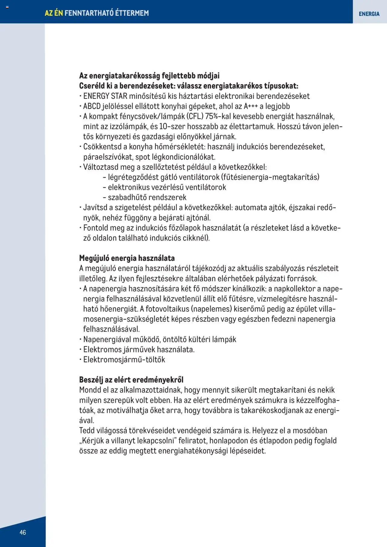 Metro - Fenntartható Gasztronómia booklet - 46oldal - érvényes 2023.06.07.-tól