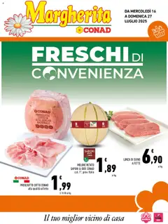Anteprima Conad Margherita Sicilia catalogo valida dal 16/07/2025
