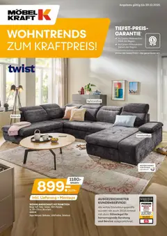 Vorschau Möbel Kraft Prospekt Wohntrends zum Kraftpreis! gültig ab 02.12.2025