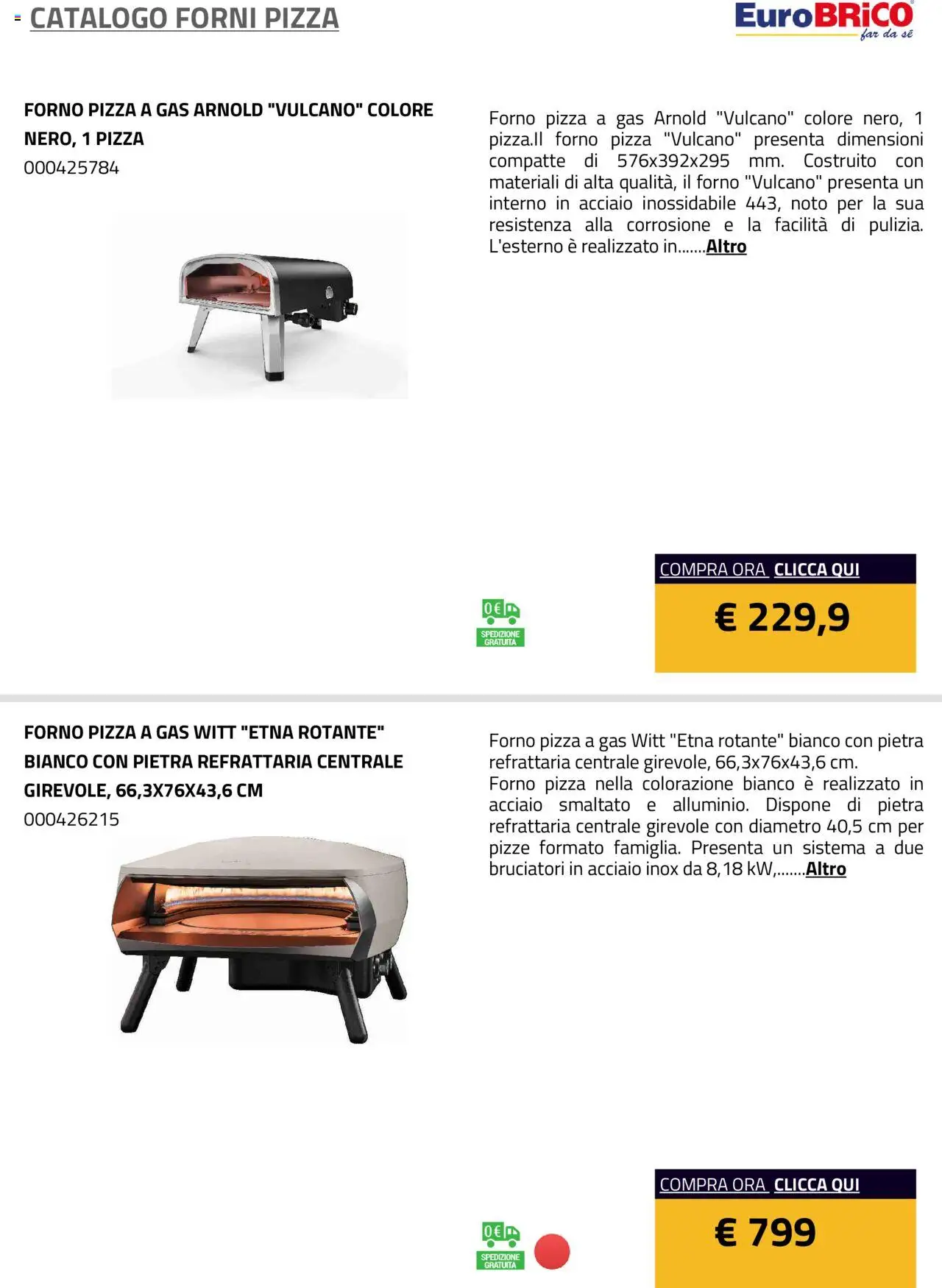 Eurobrico Forni Pizza catalogo - pagina 11 - valido dal 23/07/2025