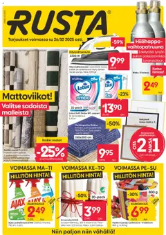 Esikatselu Rusta tarjoukset voimassa alkaen 20/10/2025