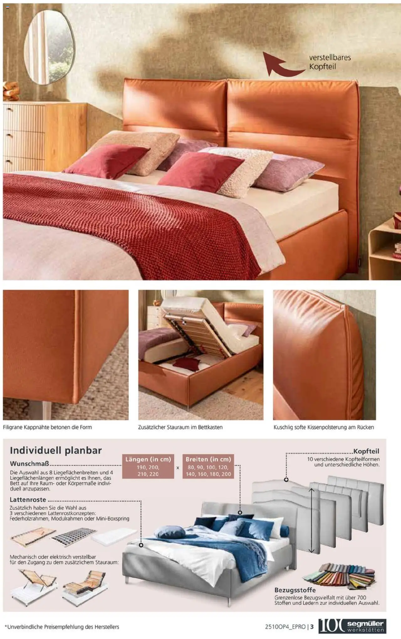 Segmüller Betten gefertigt in Bayern - Seite 3 - gültig ab 17.10.2025