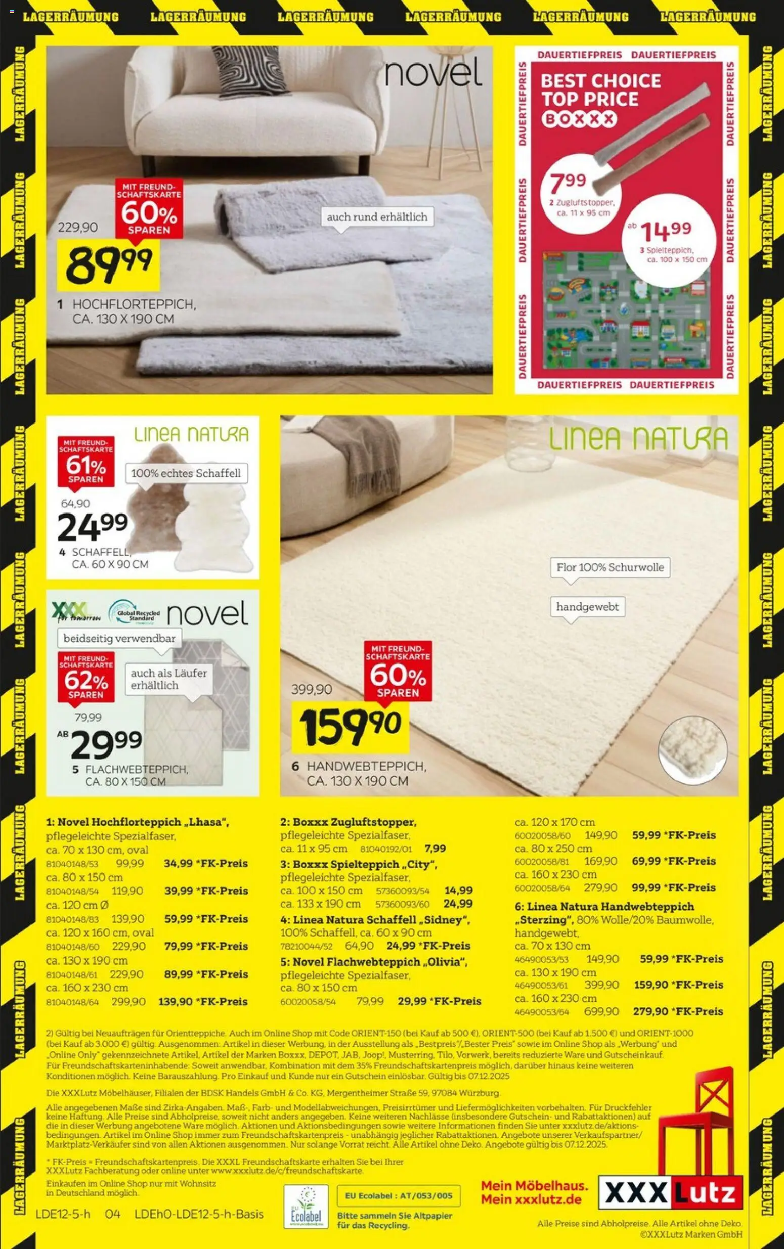 XXXL Lutz - Größte Lagerräumungsverkauf - Seite 16 - gültig ab 23.11.2025