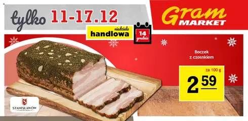 Podgląd Gram Market Gazetka - Billboard ważny od 11.12.2025