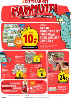 Esikatselu K-Citymarket tarjoukset voimassa alkaen 04/08/2025