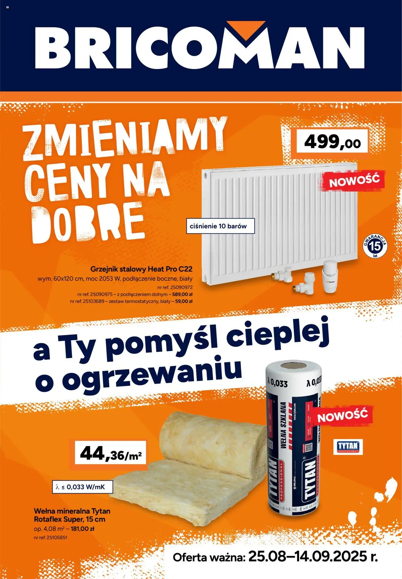 Bricoman Gazetka - strona 1- ważny od 25.08.2025