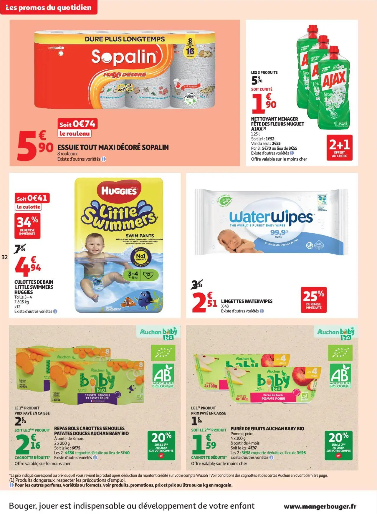 Auchan - C'est parti pour une année moins chère dans votre super - pagina 32- geldig vanaf 16/07/2025