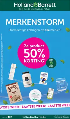 Holland & Barrett folder / publicité geldig vanaf 16/03/2026
