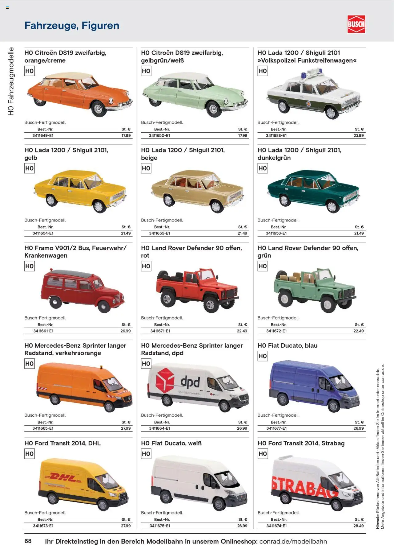 Conrad  Modellbahn Katalog - Seite 70 - gültig ab 25.08.2025