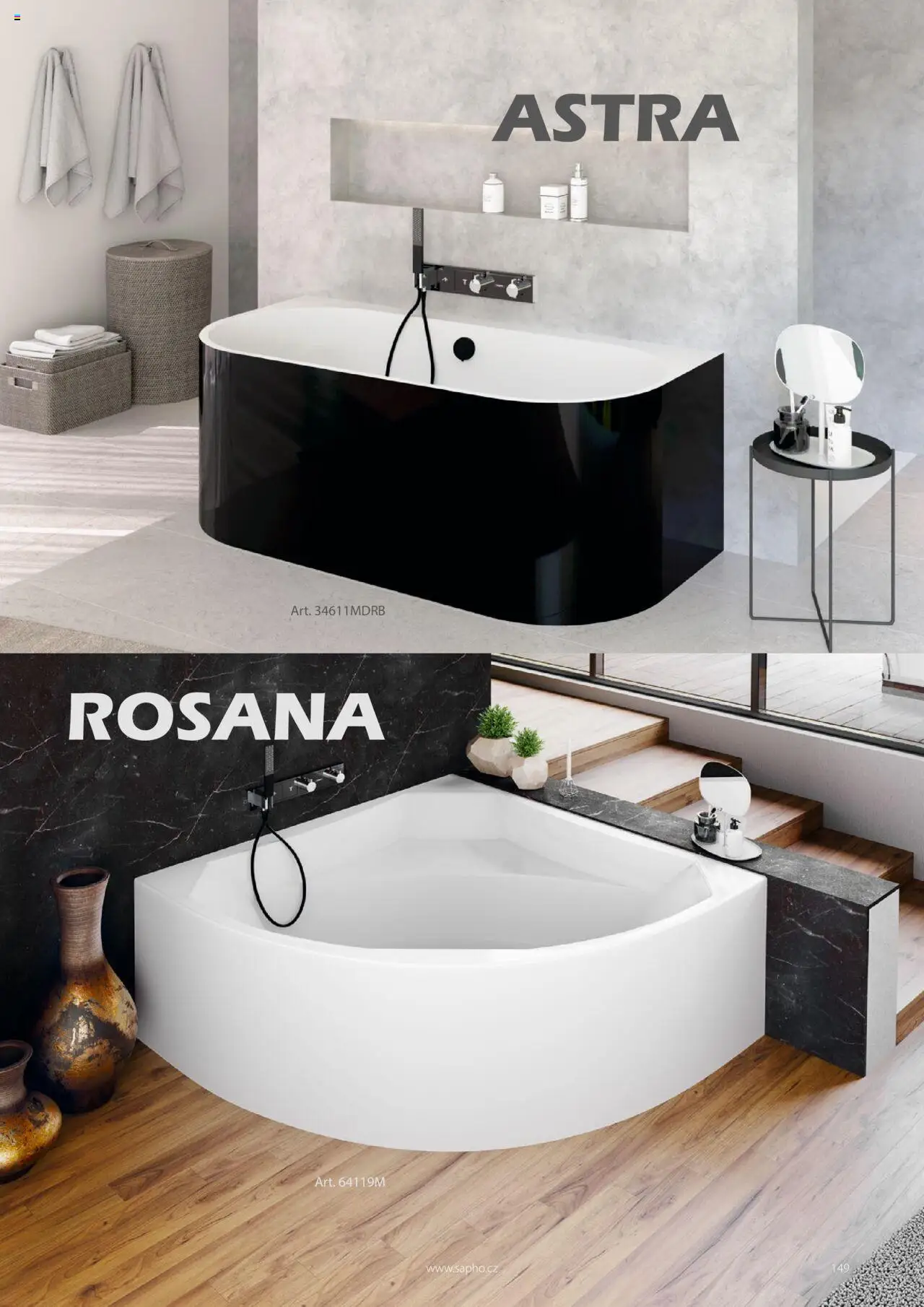 Sapho koupelny katalog - Koupelny inspirace - strana 149- platný od 17.04.2025