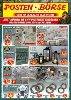 Vorschau Posten Börse Prospekt gültig ab 13.09.2025