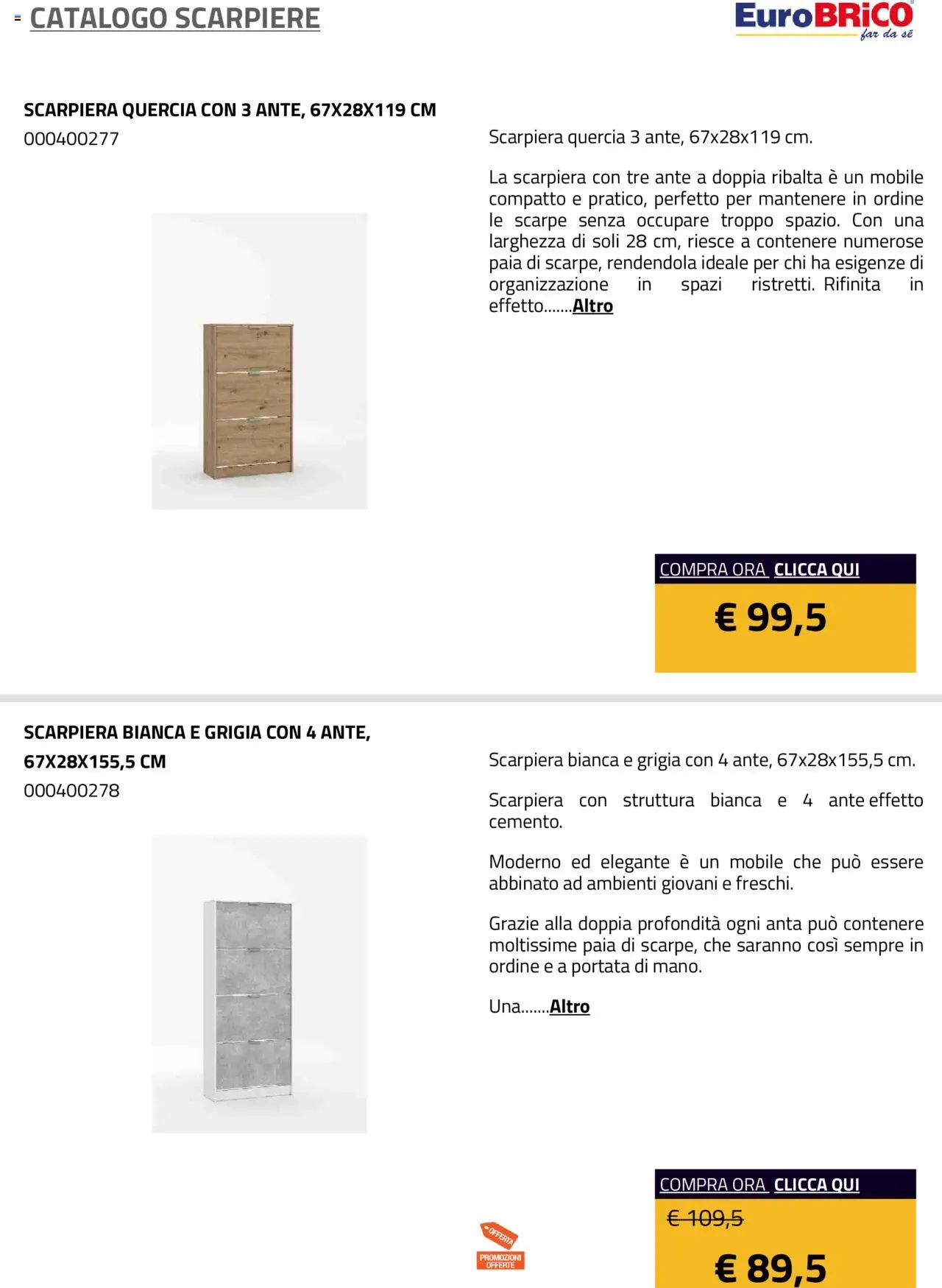 Eurobrico Scarpiere catalogo - pagina 39 - valido dal 23/07/2025