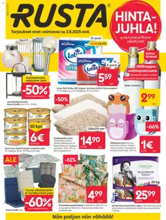 Esikatselu Rusta tarjoukset voimassa alkaen 28/07/2025