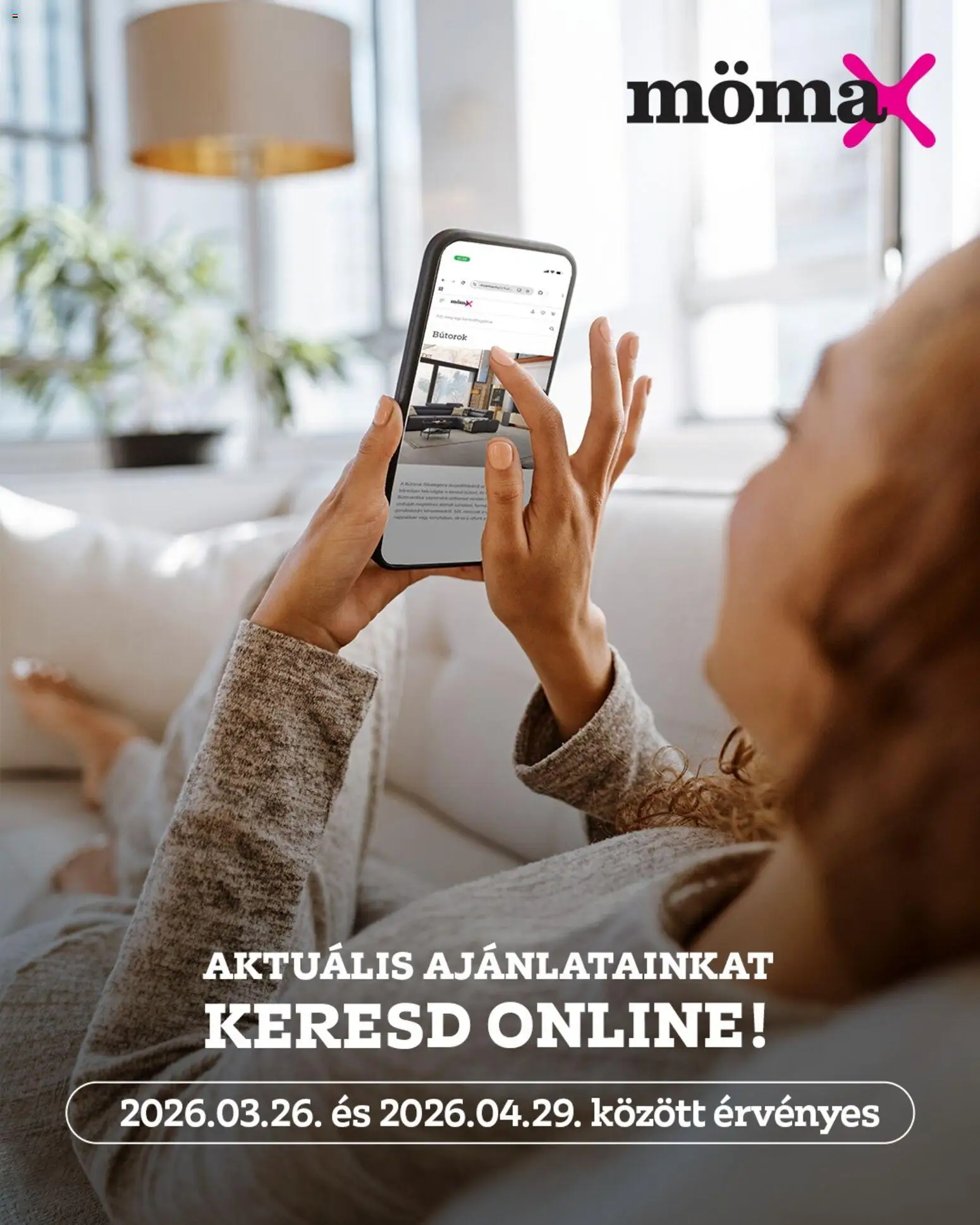 Mömax akciós újság - 1oldal - érvényes 2026.03.26.-tól