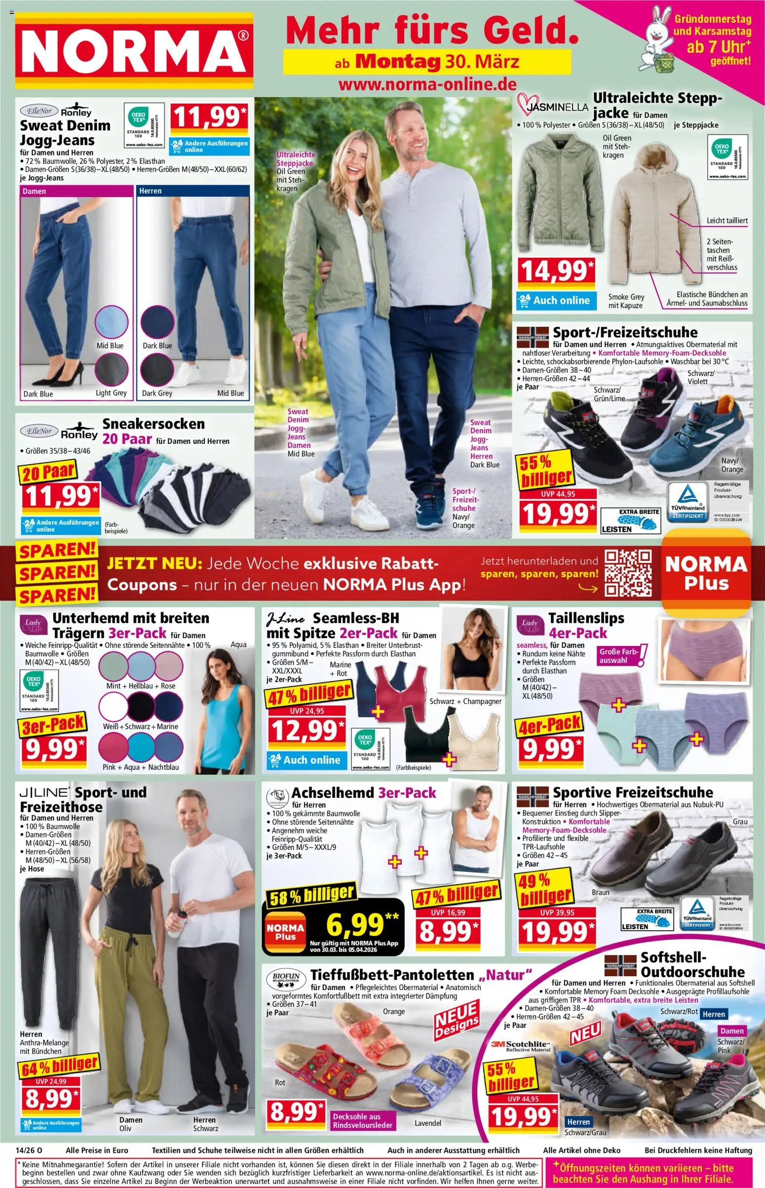 Norma Prospekt 	 - Seite 1 - gültig ab 30.03.2026