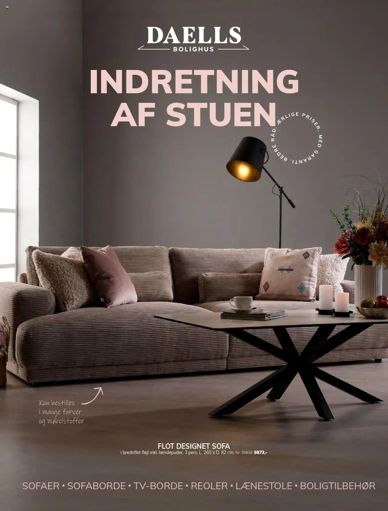 Daells Bolighus - Indretning af stuen - side 1- gyldig fra 14/08/2025