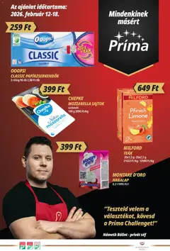 Előnézet CBA Príma Akciós újság érvényes 2026.02.12.-tól