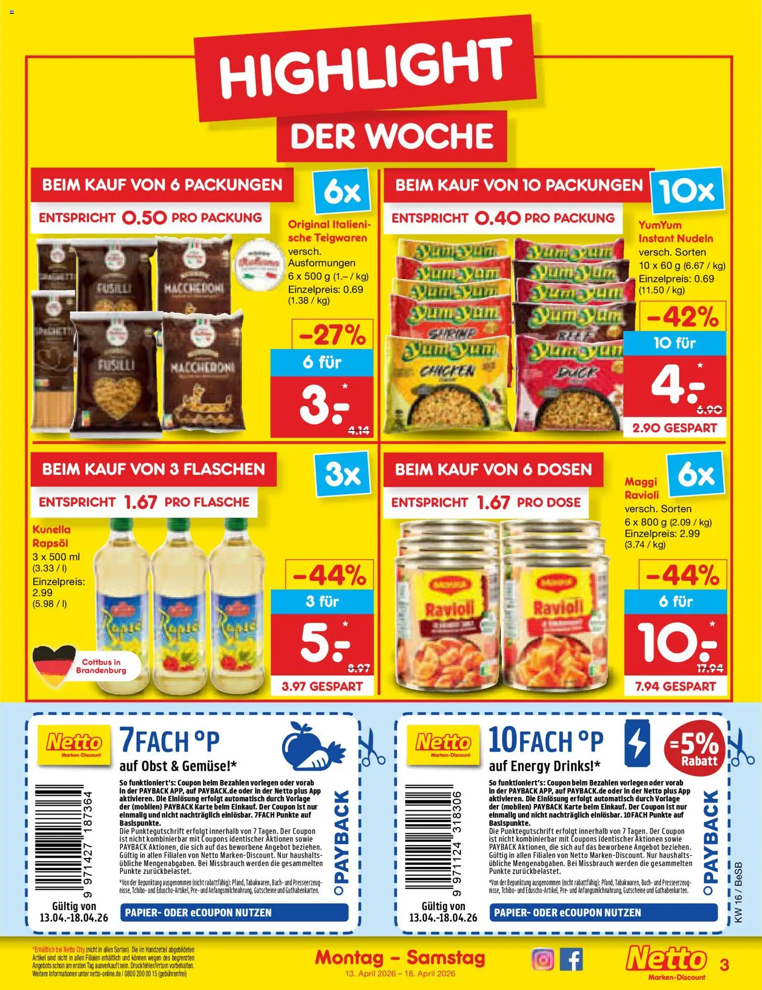 Netto Marken-Discount Prospekt 	 - Seite 3 - gültig ab 13.04.2026