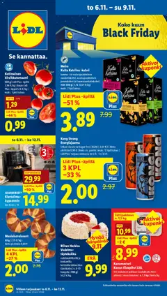Esikatselu Lidl - Black Friday voimassa alkaen 06/11/2025