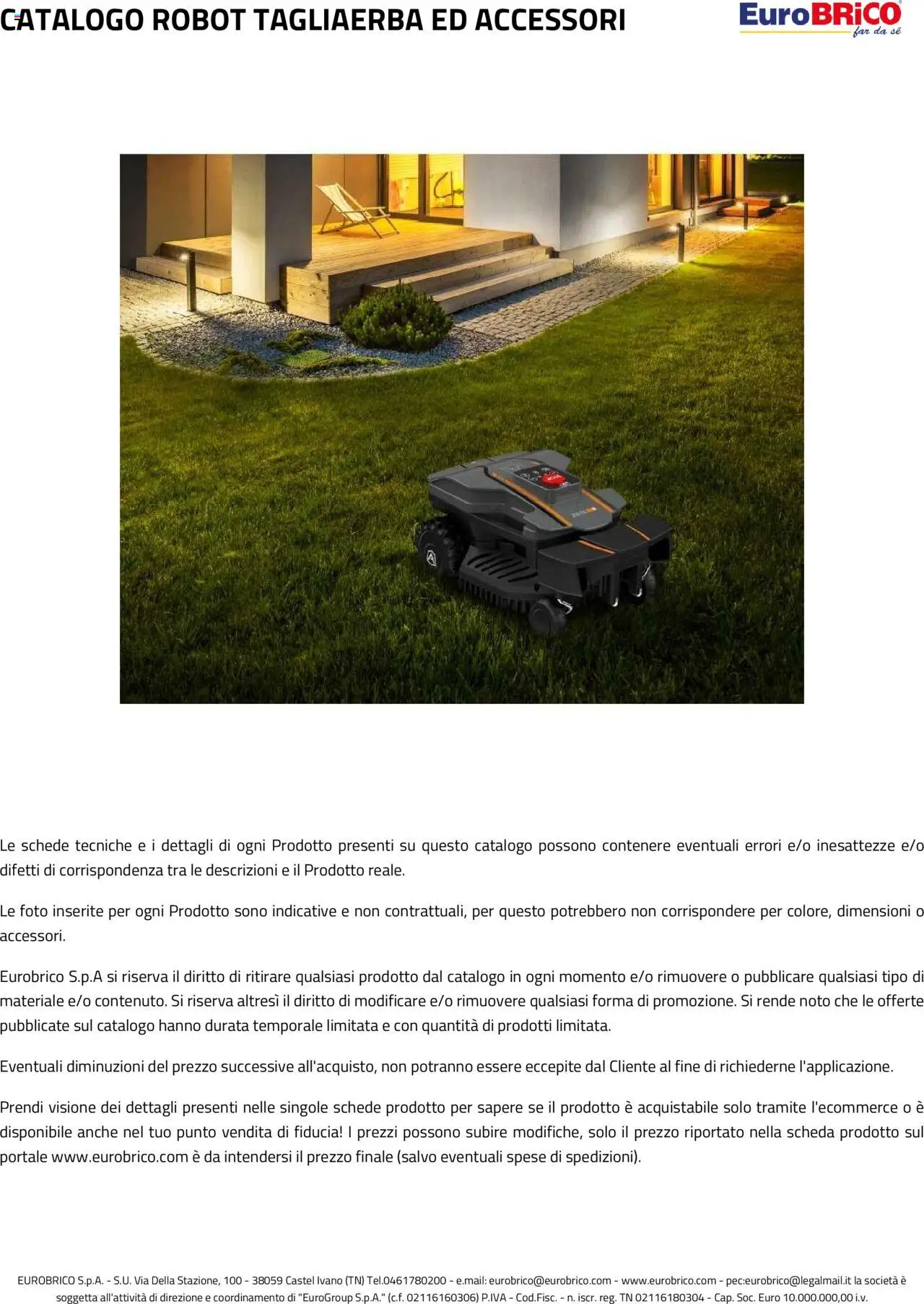 Eurobrico Robot Tagliaerba ed Accessori catalogo - pagina 21 - valido dal 23/07/2025