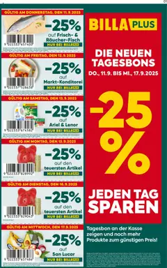 Vorschau Billa Plus Die Neuen Tagesbons gültig ab 11.09.2025