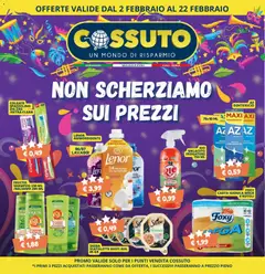 Anteprima Volantino Cossuto valida dal 02/02/2026