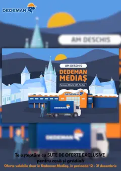 Catalog Dedeman - Mediaș valabil de la 12.12.2025