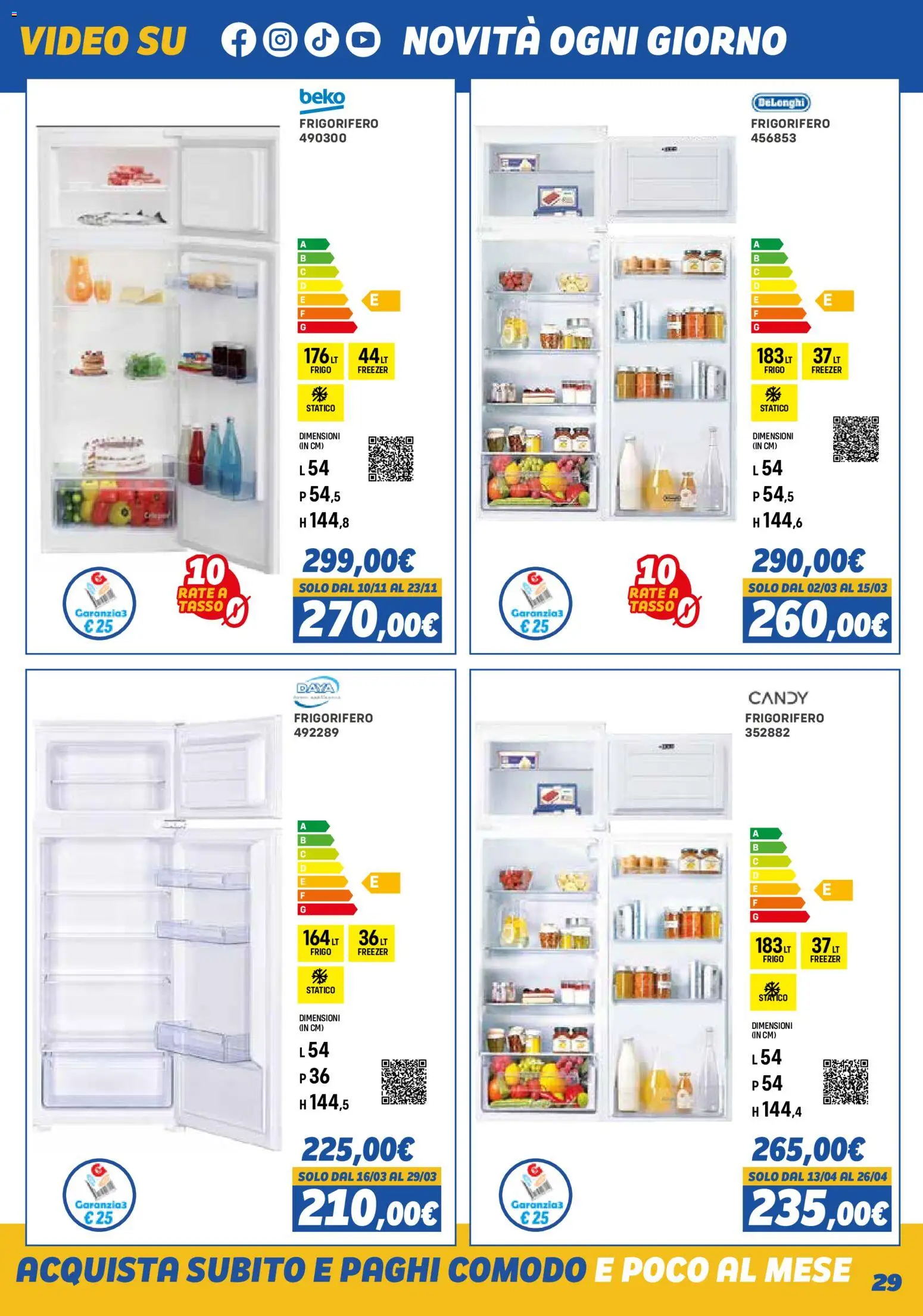 Orizzonte Elettrodomestici catalogo - pagina 29 - valido dal 01/11/2025