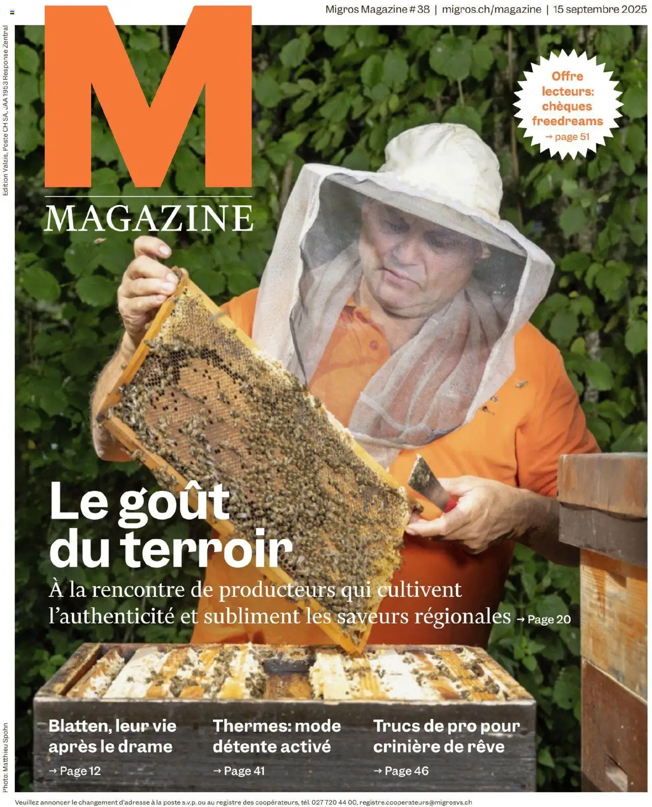 Migros Magazin FR - Seite 1- gültig ab 16.09.2025
