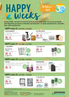 Vorschau Angebote ProWIN Happy weeks Juli 2025 gültig ab 02.07.2025