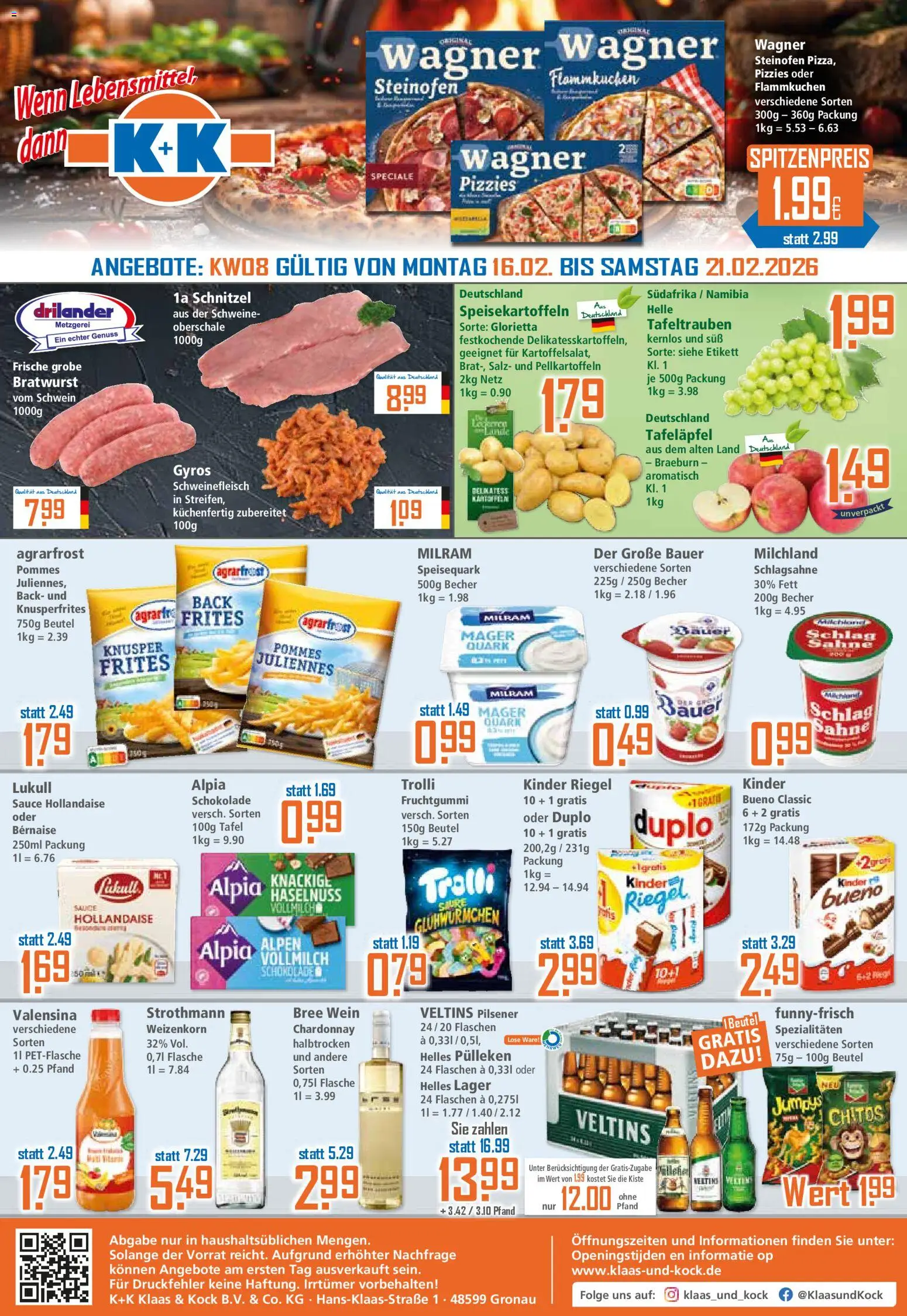 Klaas & Kock Prospekt 	 - Seite 1 - gültig ab 16.02.2026
