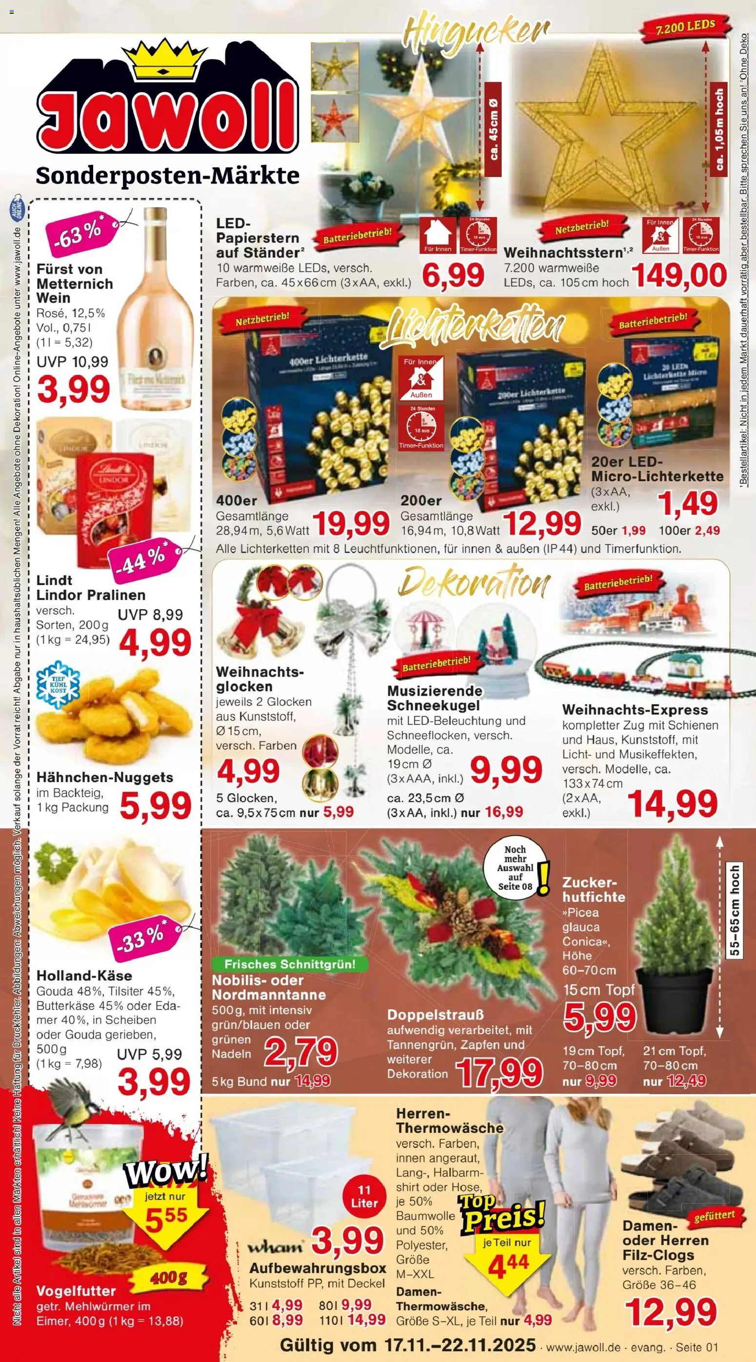 Jawoll Prospekt - Seite 1 - gültig ab 17.11.2025