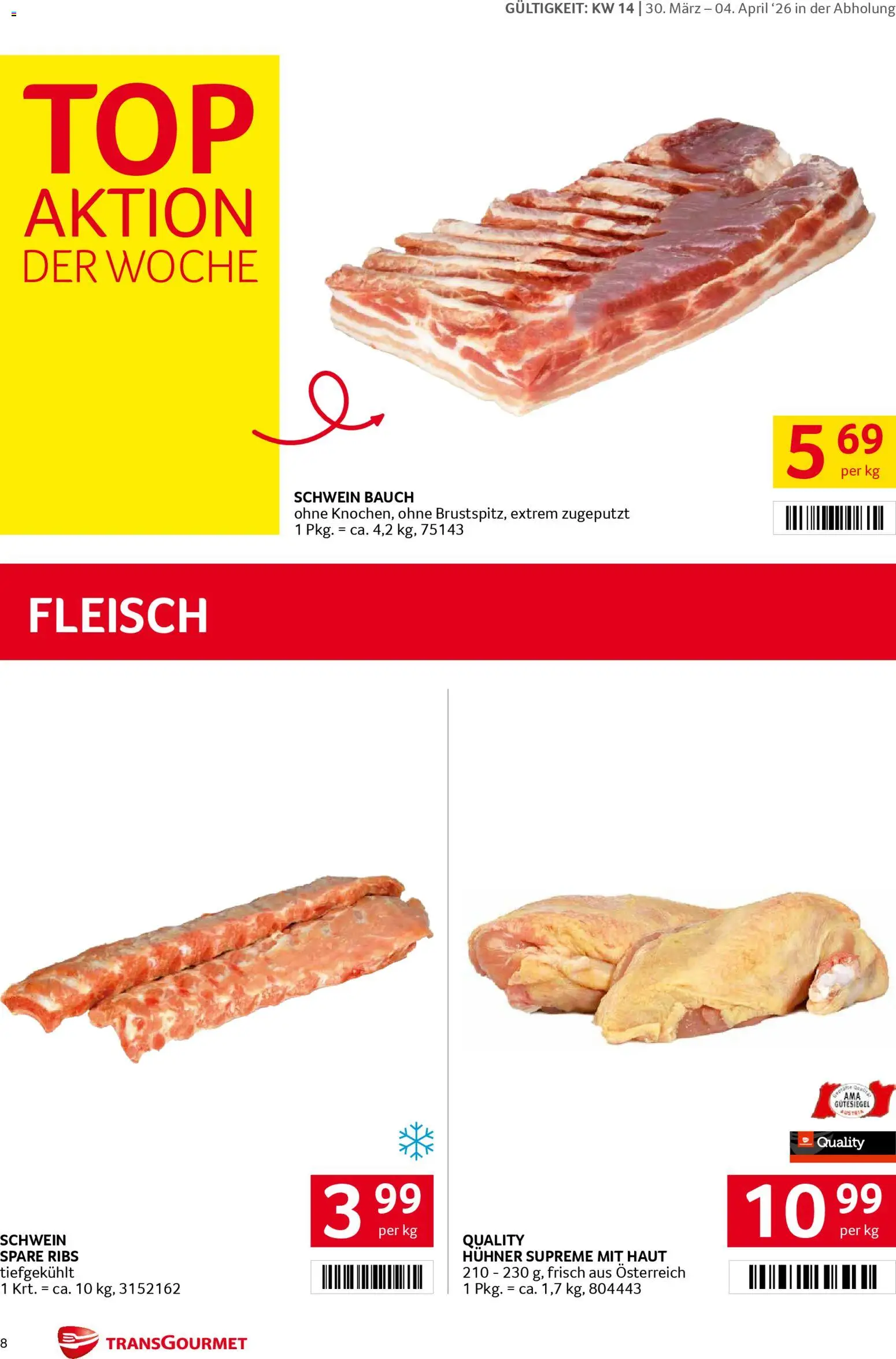 Transgourmet Flugblatt - page 8- valid from 30.03.2026