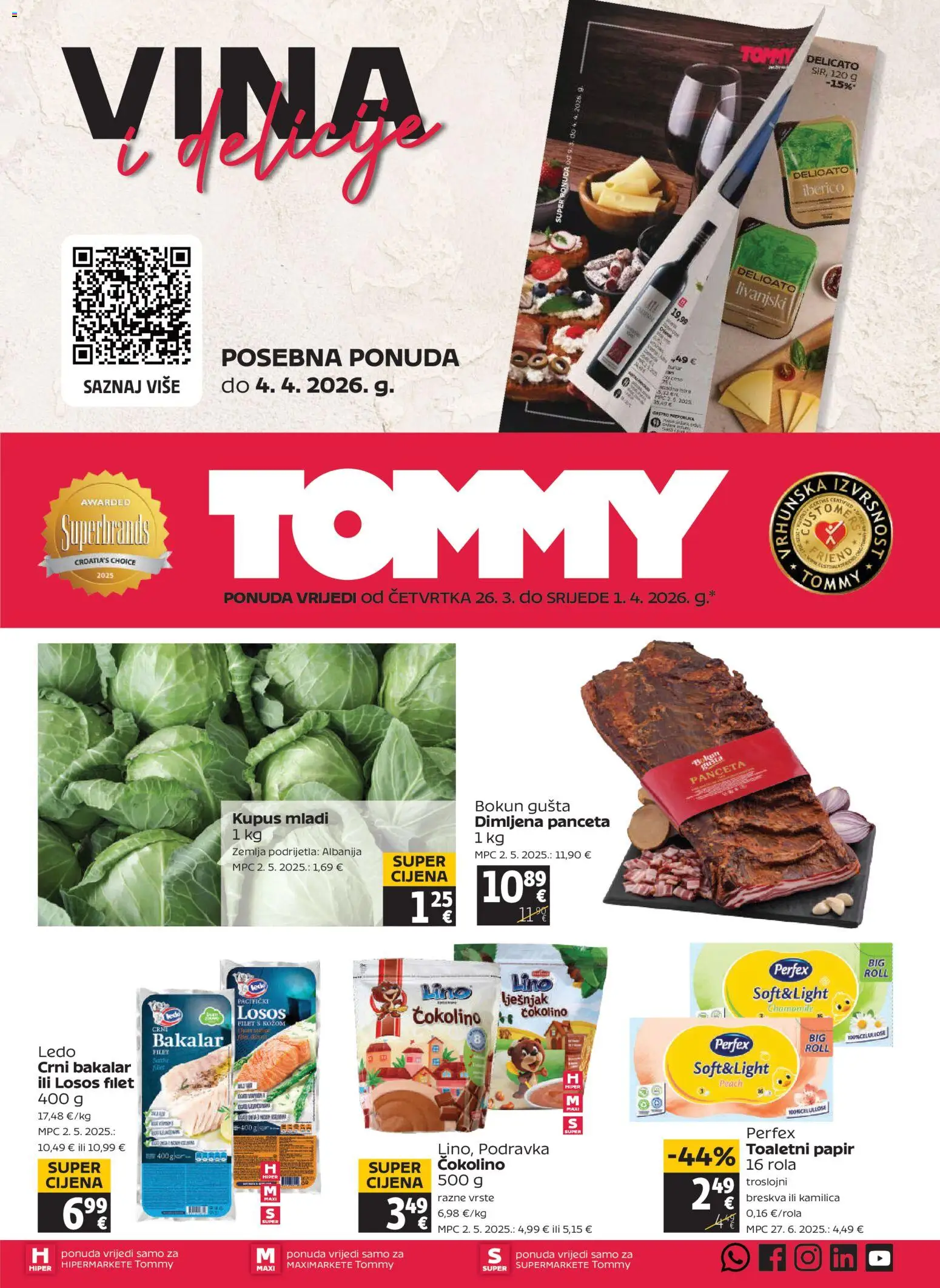 Katalog Tommy - stranica 1- važeći od 26.03.2026