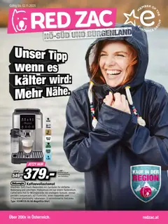 Vorschau RED ZAC NÖ-Süd & Burgenland gültig ab 27.10.2025