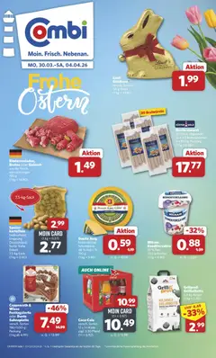 Vorschau Combi Prospekt 	 gültig ab 30.03.2026