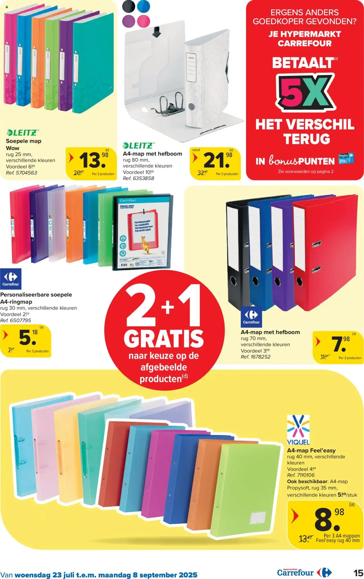 Carrefour - Hypermarkten Back to School - pagina 15- geldig vanaf 23/07/2025