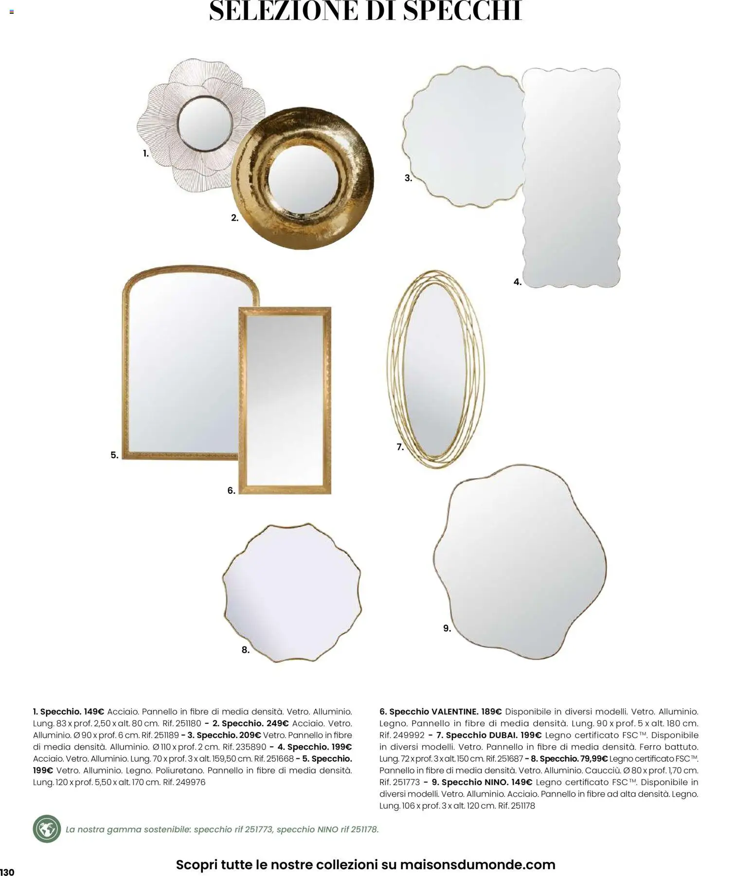 Volantino Maisons du Monde	 - pagina 130 - valido dal 12/02/2026