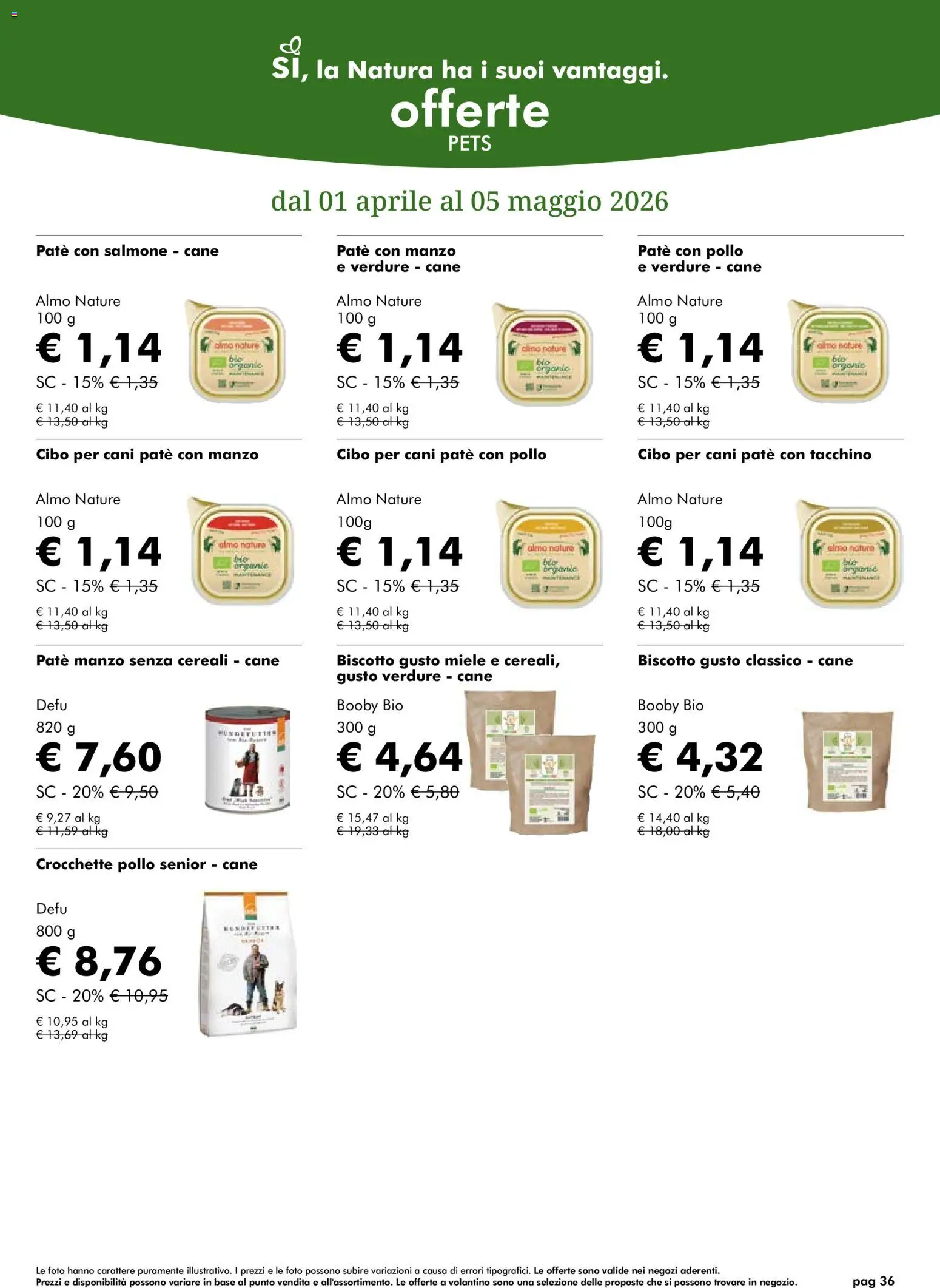 Natura Sì volantino - pagina 36 - valido dal 01/04/2026