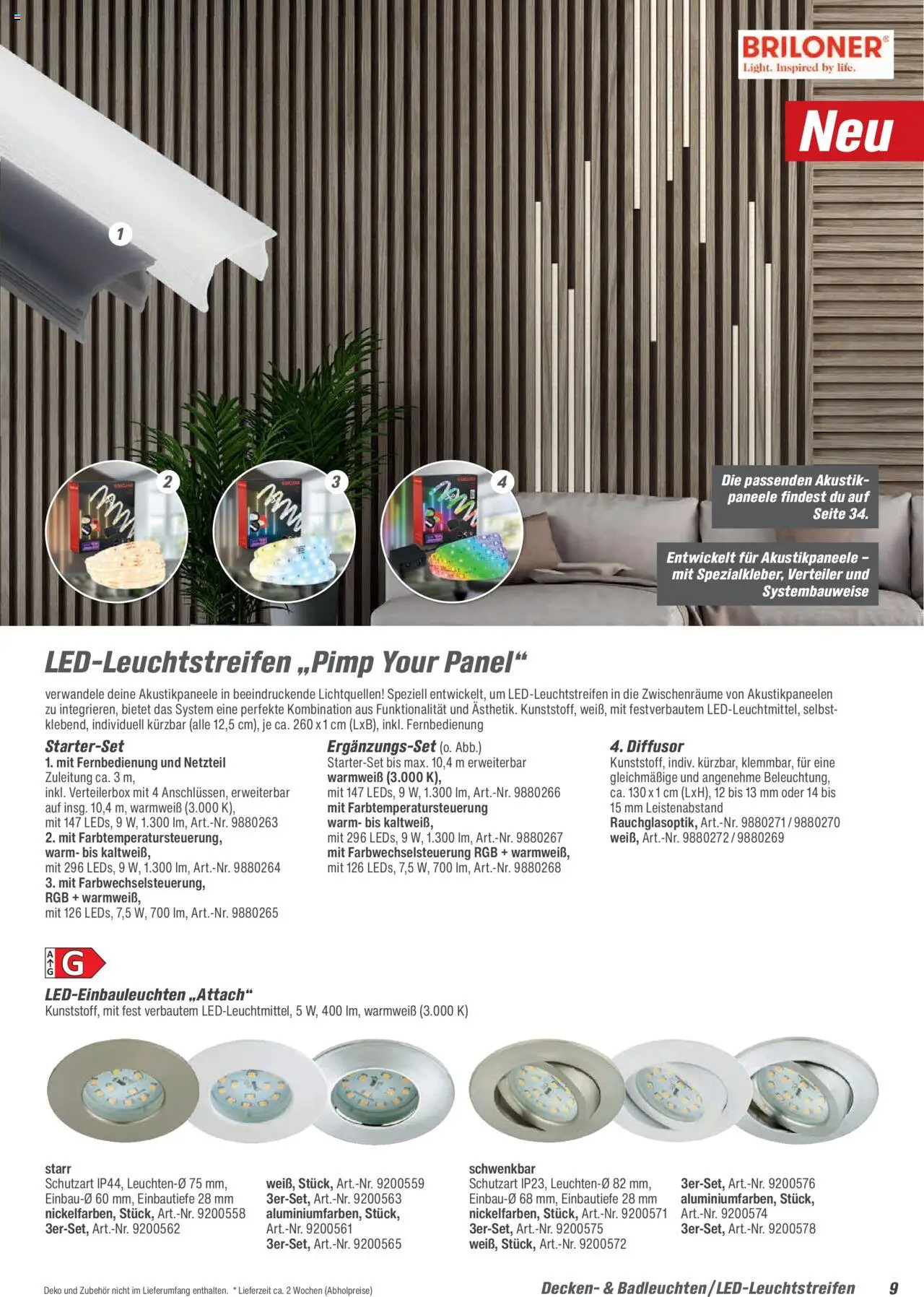 Toom Baumarkt Leuchten & Tapeten  - Seite 9 - gültig ab 01.09.2025