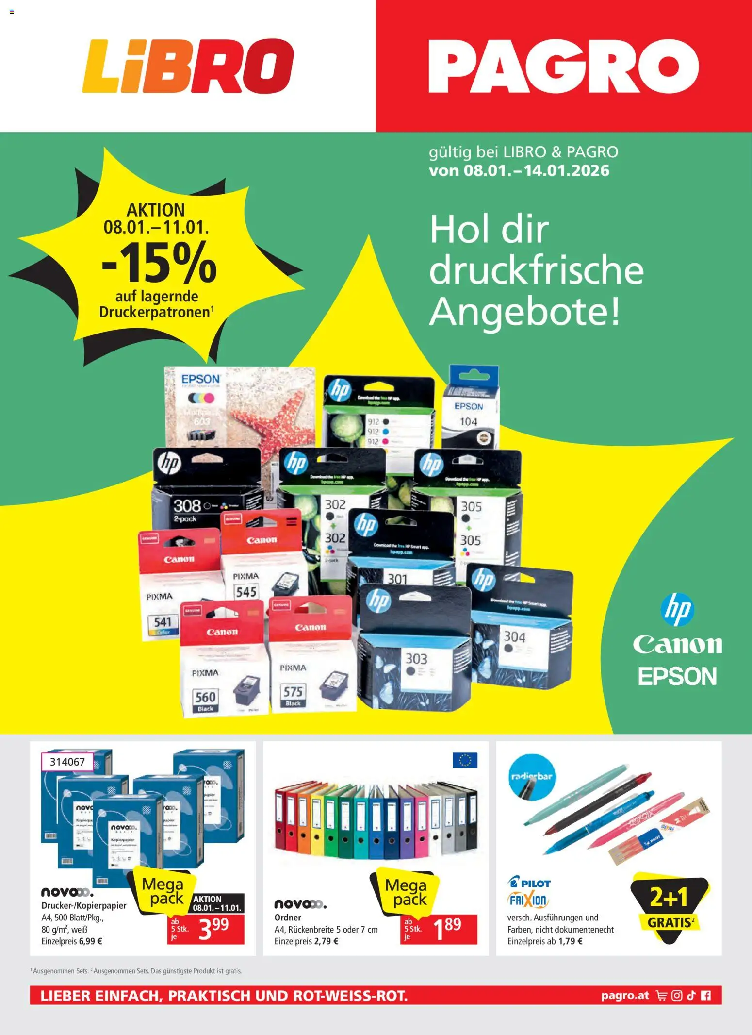 Libro Flugblatt - Seite 1- gültig ab 08.01.2026