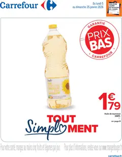 Aperçu Carrefour Tout simplement valable à partir du 05/01/2026