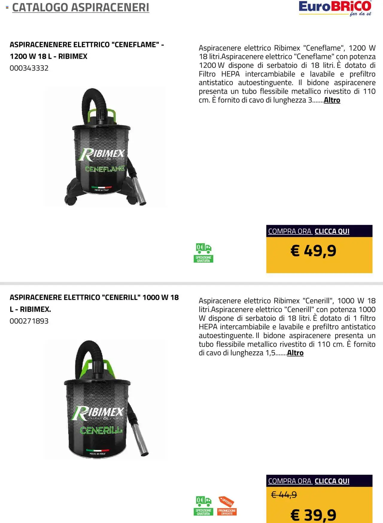 Eurobrico Aspiraceneri catalogo - pagina 14 - valido dal 23/07/2025