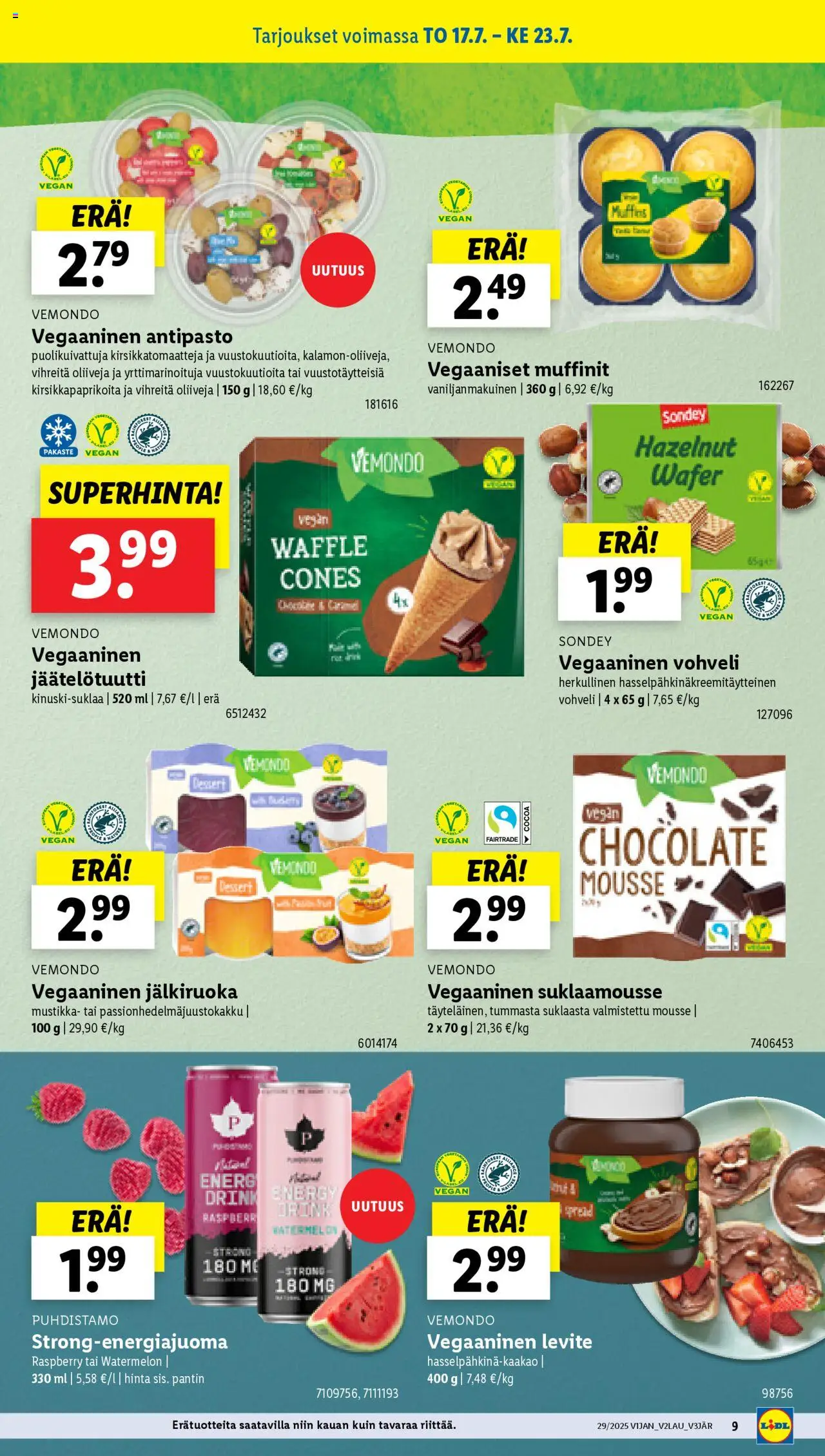 Lidl tarjoukset - sivu 11- voimassa alkaen 17/07/2025