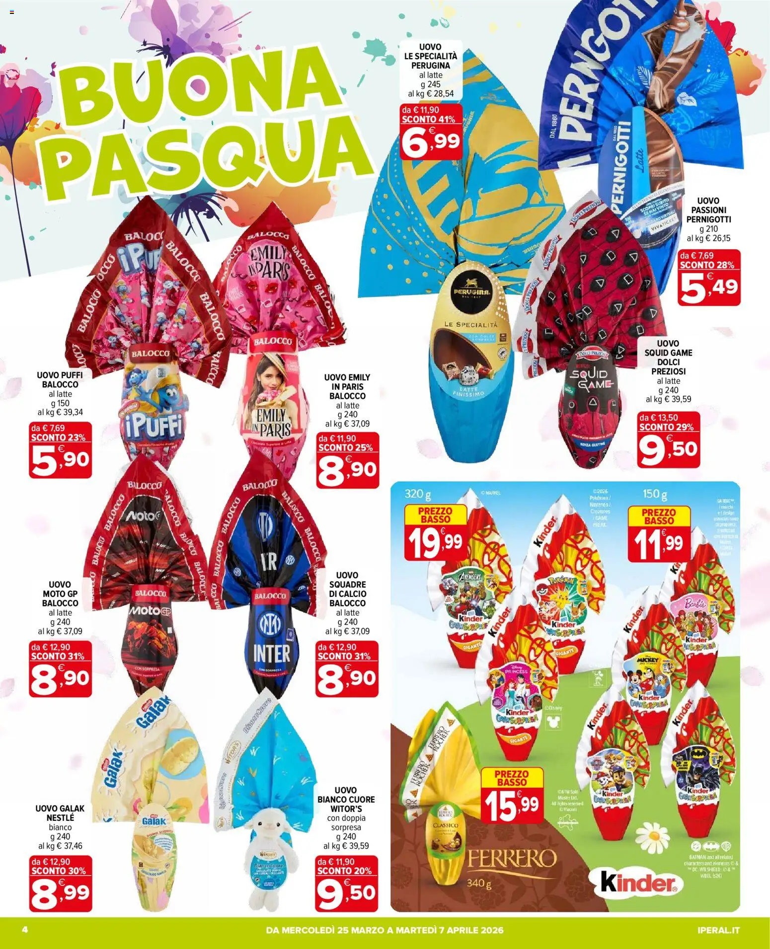 Iperal volantino - pagina 4 - valido dal 25/03/2026