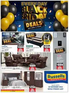 Preview Russells Black Friday valid from 10/11/2025