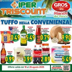 Anteprima Volantino Ipertriscount	 valida dal 18/08/2025